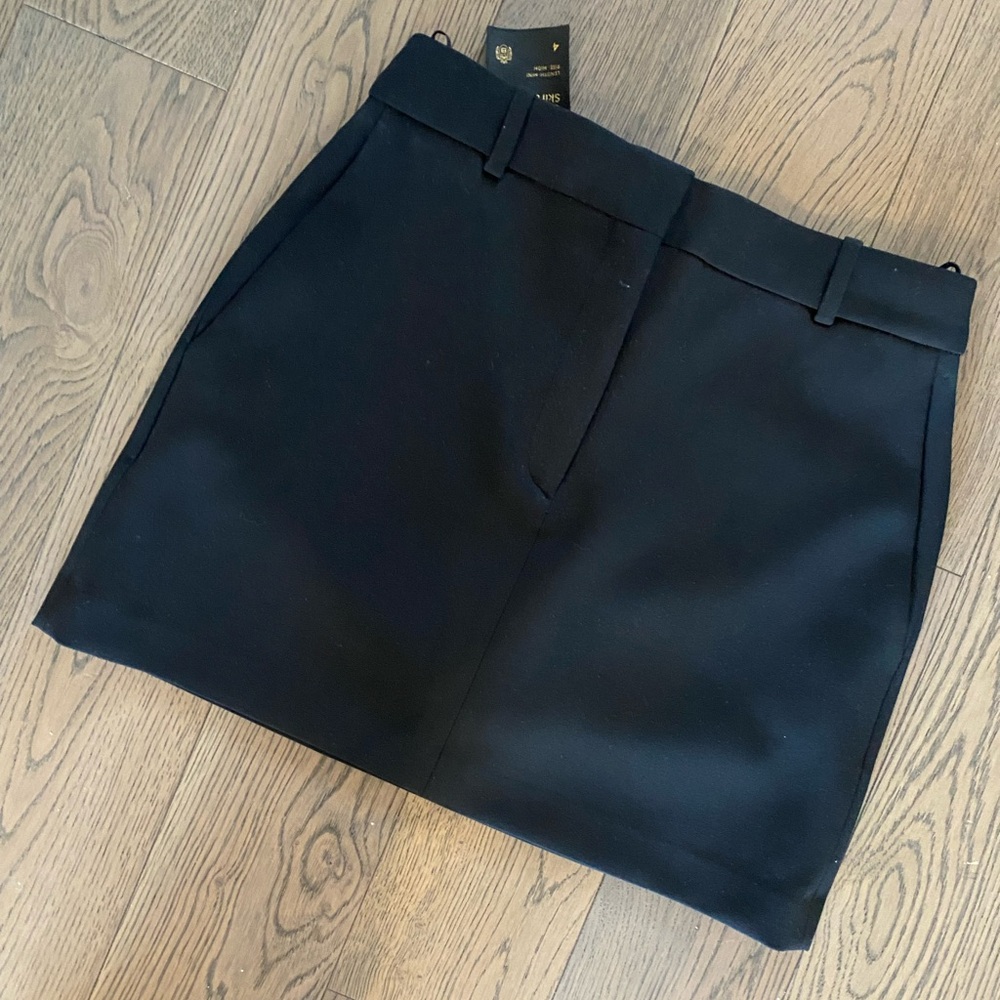 Babaton Black Mini Pencil Skirt for Cocktail